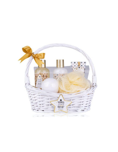 Picture of ACCENTRA BATH SET IN BASKET VANILA&MUSK